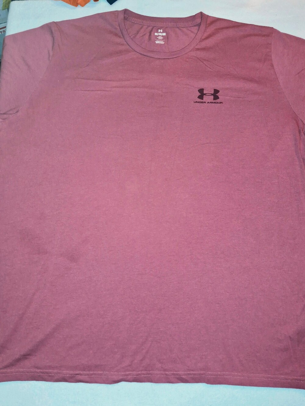 Under Armour Mens 4XL T-Shirt Tee Mauve